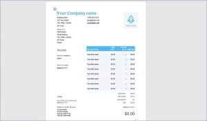 Payment Invoice