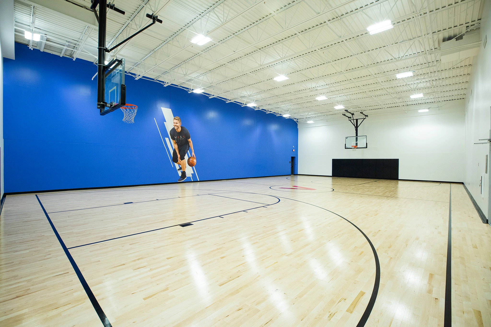 VASA Fitness indoor basketball court