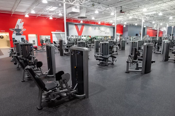 Strength training machines at VASA Fitness